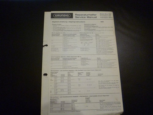 Manuale servizio originale - manuale,