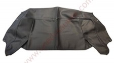 Black Simili Leather Hood