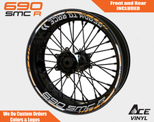 KTM 690 SMC R Decalcomanie Ruota Adesivi Strisce Cerchi Ready to Race