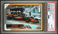2023 Topps Chrome Formula 1 42 Oscar Piastri rifrattore oro 26/50