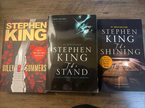 Stephen king paperback - king, lot-