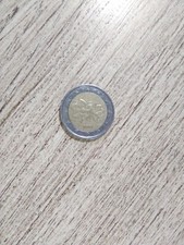 Moneta 2 euro del 2001 con fiori