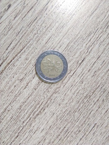 Moneta euro del 2001 - moneta,