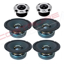 XPL KIT - 2x TWEETER bullet XTW2501 + 4x WOOFER XW06-403 165mm 6,5" 400W SPL Aut