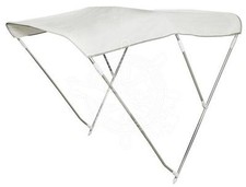 TENDALINO CAPOTTINA PER BARCHE GOMMONI 3 ARCHI ALTO CM 210-220 BIANCO