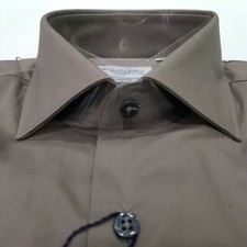 Camicia UOMO slim fit "PRINCIPE DEL FORO" Varie taglie - colore Fango