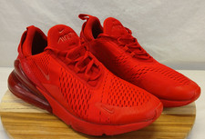 Nike Air Max 270 Scarpe Uomo Sneakers Sportive Rosso Running Trainer Taglia 10,5