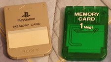  2 Memory Card Sony PS1