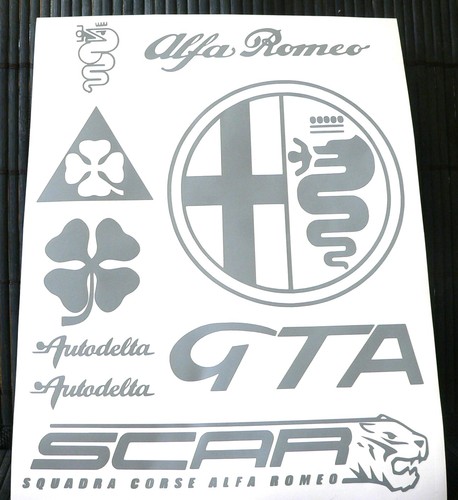 Kit adesivi alfa romeo - romeo, decal