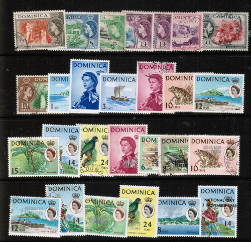 Dominica qeii 1954 68 - dominica,,