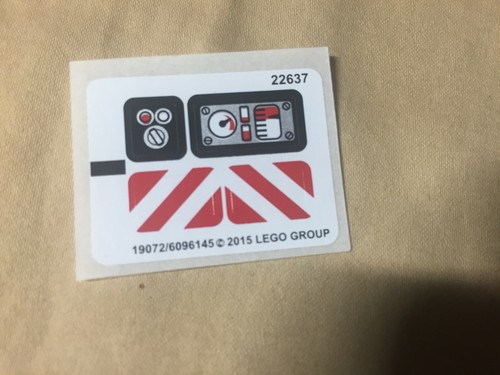 Lego foglio adesivo - mai, usato