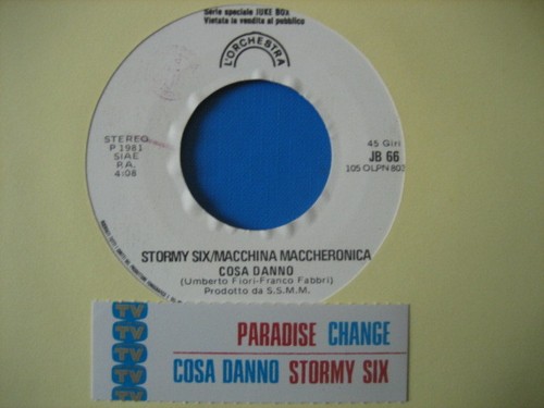 Stormy six macchina - stormy,