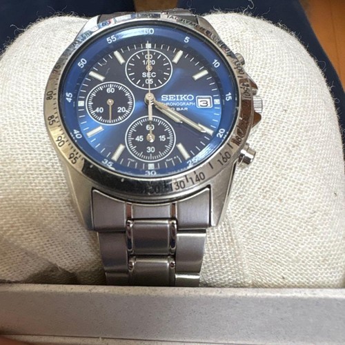 Seiko chronograph 10bar watch - seiko,