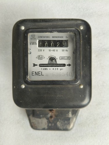 Contatore elettrico monofase - contatore,