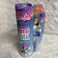 Barbie Cutie Reveal Fantasy Series bambola posabile costume unicorno e 10 sorprese