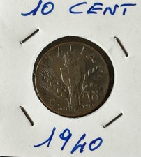10 CENTESIMI 1940 XVIII - IMPERO 2° TIPO - ITALIA - VITTORIO EMANUELE III  - MB