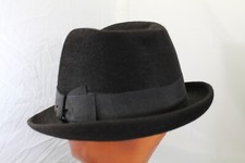 cappello uomo Borsalino Lobbia taglia 57 colore grigio/verde,