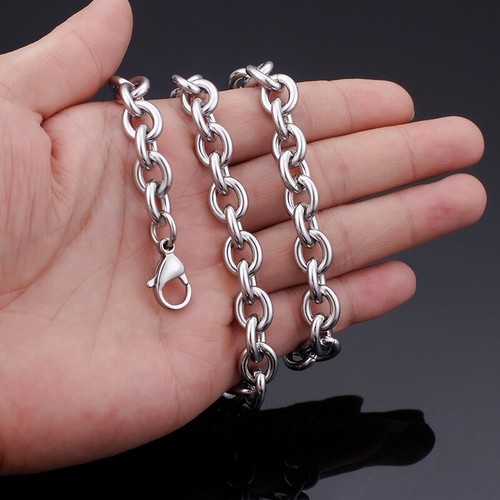 Collana catena girocollo ovale