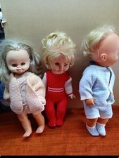 Tre Bambole Vintage Una Marcata Sebino