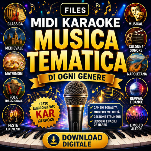 Mega raccolta midi karaoke - mega,