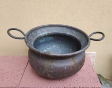 Scolapasta in rame vecchio