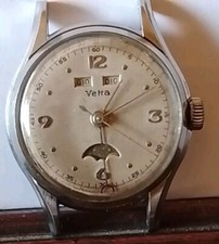  TriploCalendario E Fasi Lunari Vetta  Valjoux 90 ANNI 30 Over Size 37mm