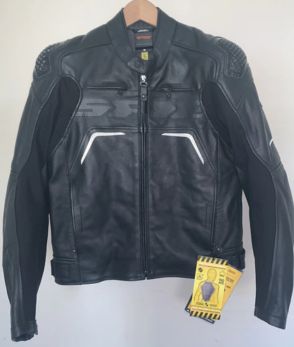 Giacca moto pelle donna spidi - pelle,