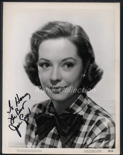 Jane greer foto autografa - foto,