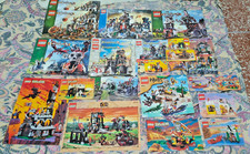 LEGO CASTLE & PIRATES solo istruzioni originali _ dal 1988 al 2010 - LOTTO #4
