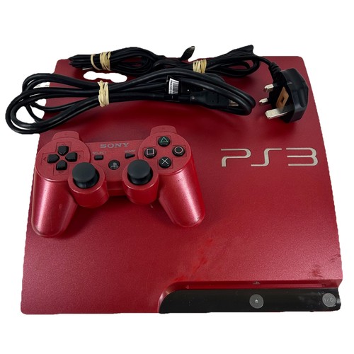 Console ps3 slim rosso - console,