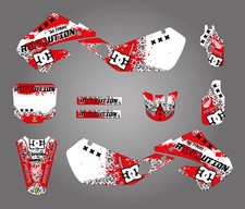 KIT GRAFICHE ADESIVI HONDA DC CR 125 250 1998 1999 CROSS SUPERMOTARD CRYSTAL