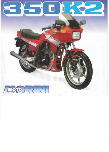 Brochure moto morini 350 - moto,