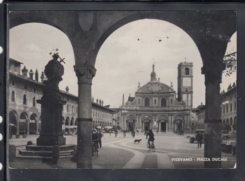 Cartolina vigevano piazza - cartolina,