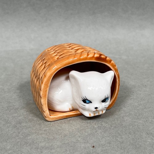 Vintage ceramica gatto - in, un