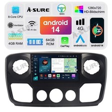 Autoradio 4+64 GB Android 14