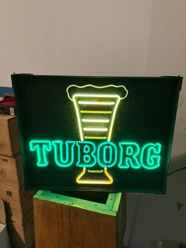 Insegna luminosa tuborg birra - insegna,