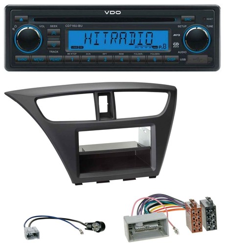 Autoradio vdo aux mp3 1din - vdo,