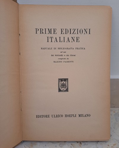 Parenti prime edizioni - parenti,