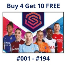 WSL Panini Women's Super League Stickers 2025 #1 - #194 - Barclays 24/25