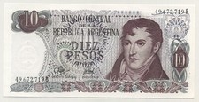 Banconota Argentina 10 Pesos