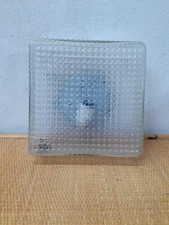 Modernariato Design Plafoniera In Vetro Quadrato 