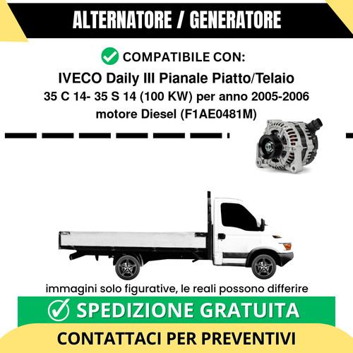 Alternatore iveco daily - alternatore, iii