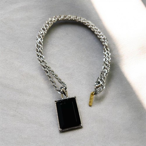 Collana uomo onice - collana,