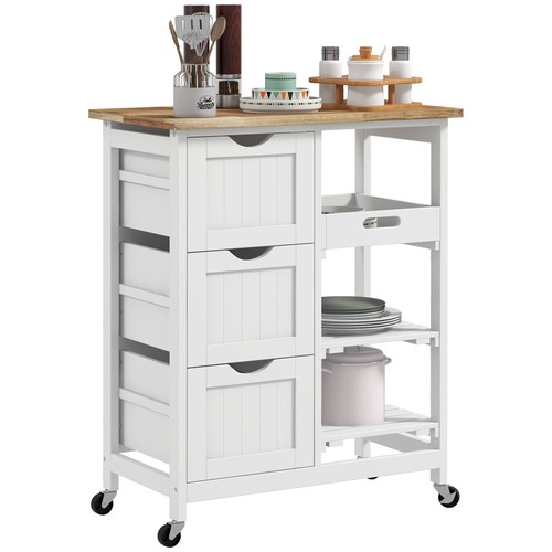 Homcom carrello cucina - carrello,