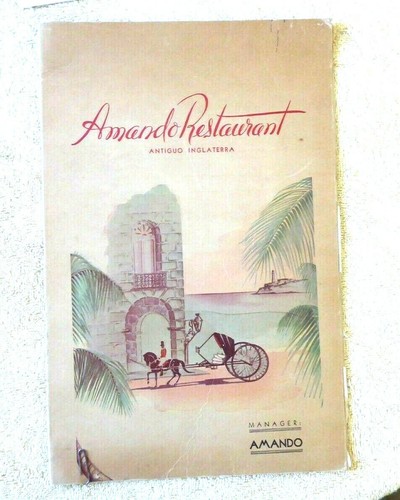 Vintage menu restaurant - menu,
