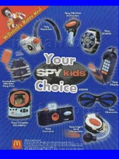 McDonald's 2001 SPY KIDS Dress Up SNOOP COSPLAY COSTUME Halloween A SCELTA