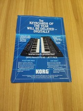 1986 KORG KEYBOARDS POLY 800