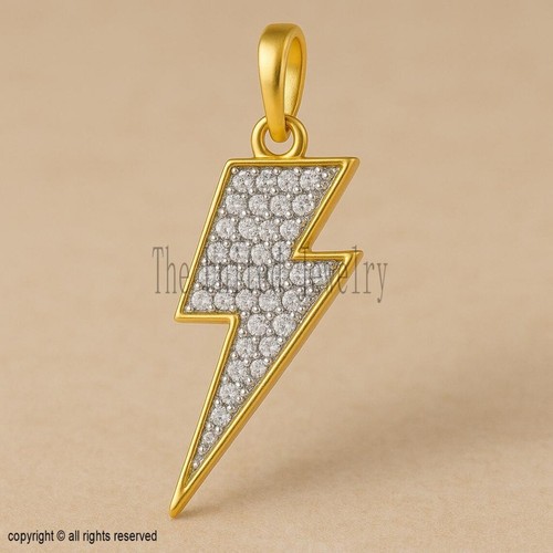 Ciondolo fulmine argento - fulmine,