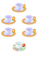 Guzzini - Set 6 Tazzine Caffe Arancione Special Edition