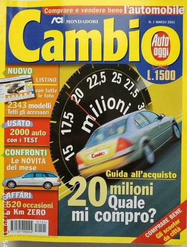 Rivista cambio auto - oggi,